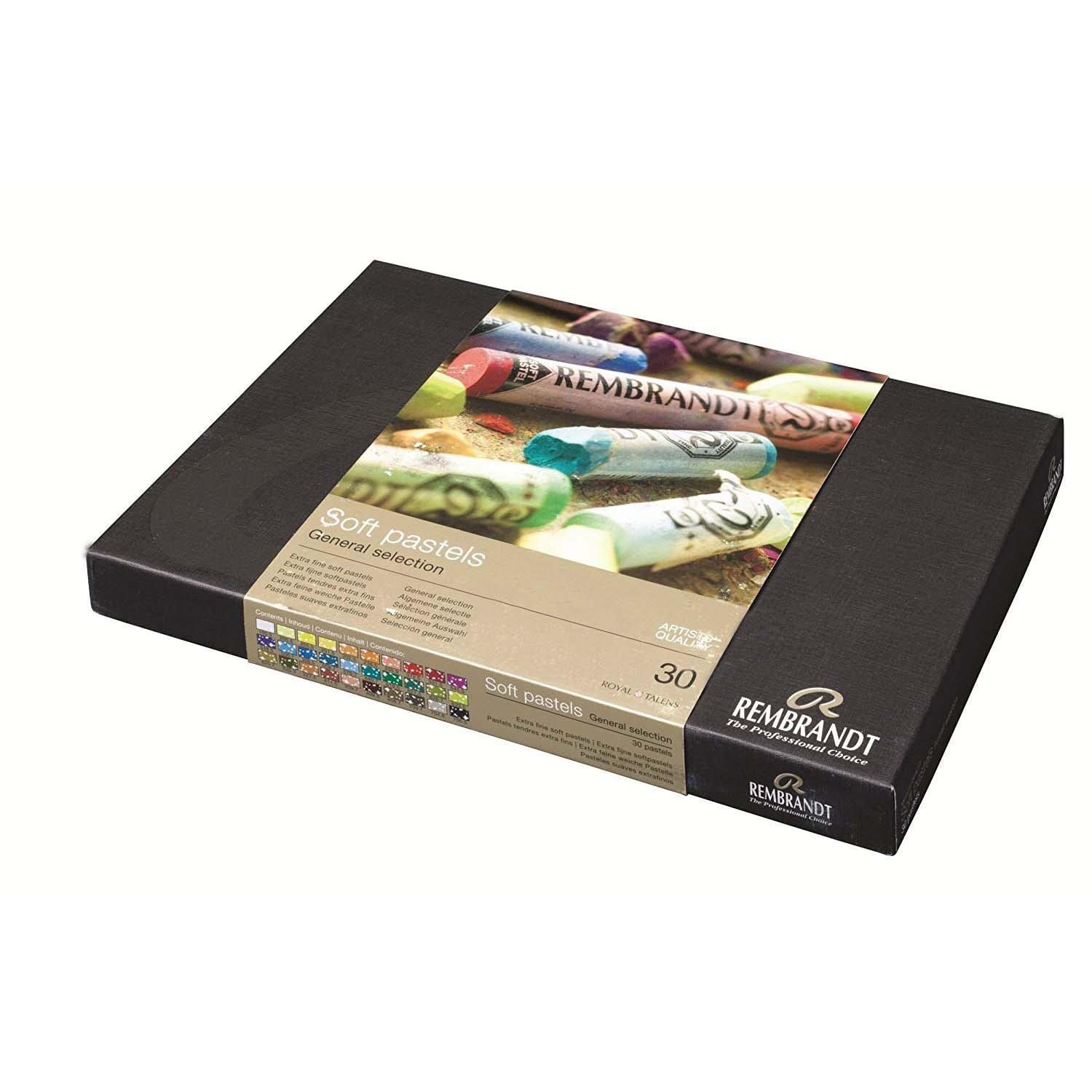 Amazon.co.jp: REMBRANDT レンブラント ソフトパステル 30色セット